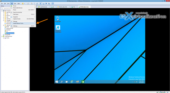 Install Windows 10 in VMware Workstation