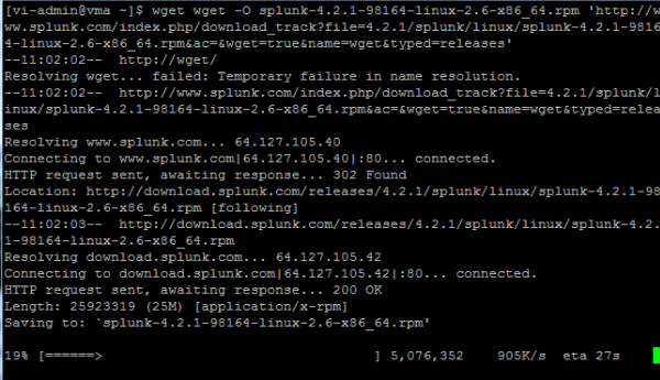 How to install and configure Splunk as a destination for ESXi log files