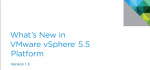 What's New vSphere 5.5 - Detailed PDF