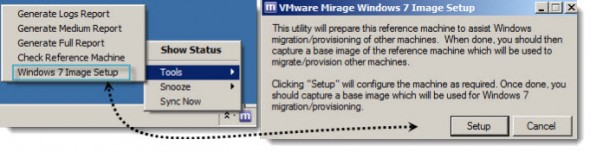 Windows 7 preparation - VMware Mirage