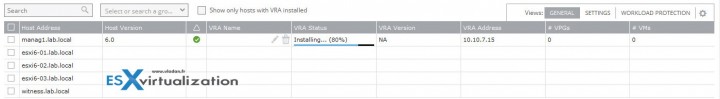 Zerto Virtual Replication deployment